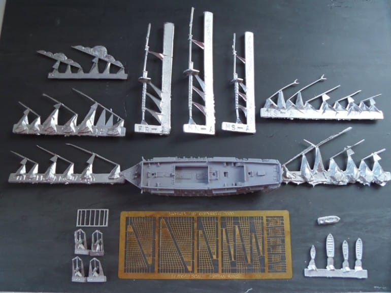 Maquette Bateau 1/700 HMS Victory Neverland Hobby - Kit Elite Avec Intérieur, Neuf